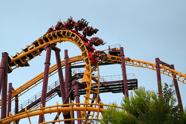 IMGP0232.JPG - Terra Mitica Theme Park Tizona Rollercoaster