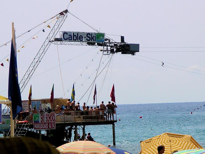 IMGP7675.JPG - Learn to water ski with Benidorm's "Cable Ski" at the end of Levante Beach