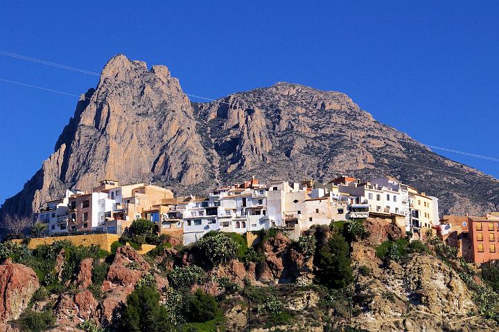 IMGP0454.JPG - Finestrat Town with Puig Campana mountain behind.